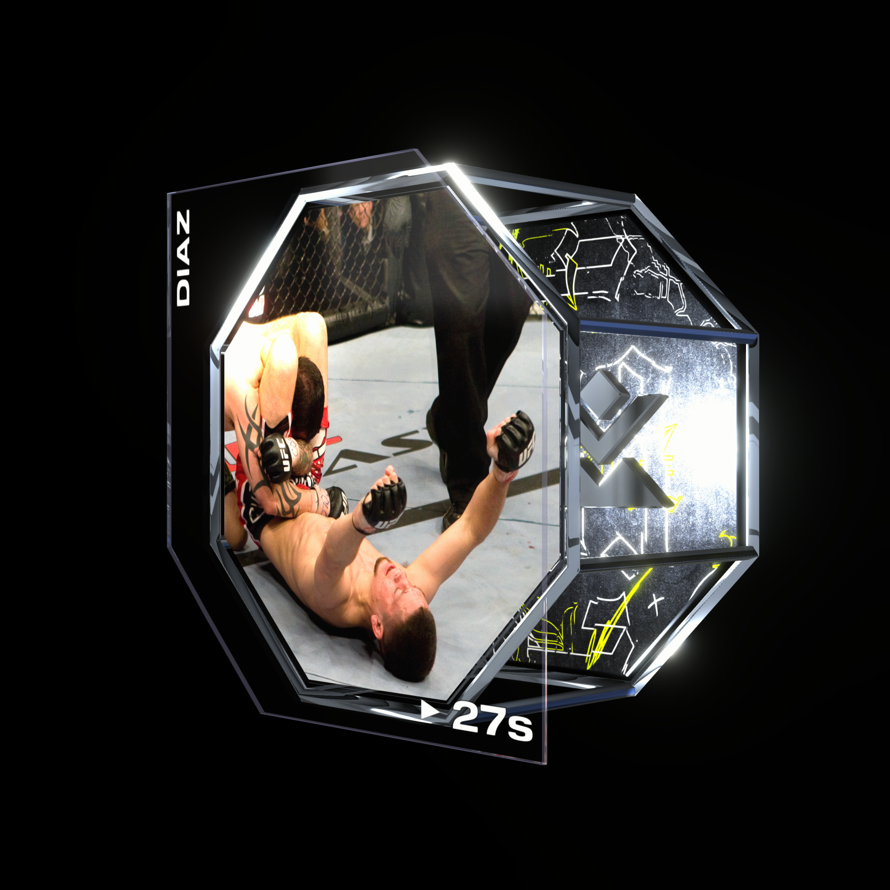 NATE DIAZ | UFC FIGHT NIGHT APR 2, 2008 | SUBMISSION