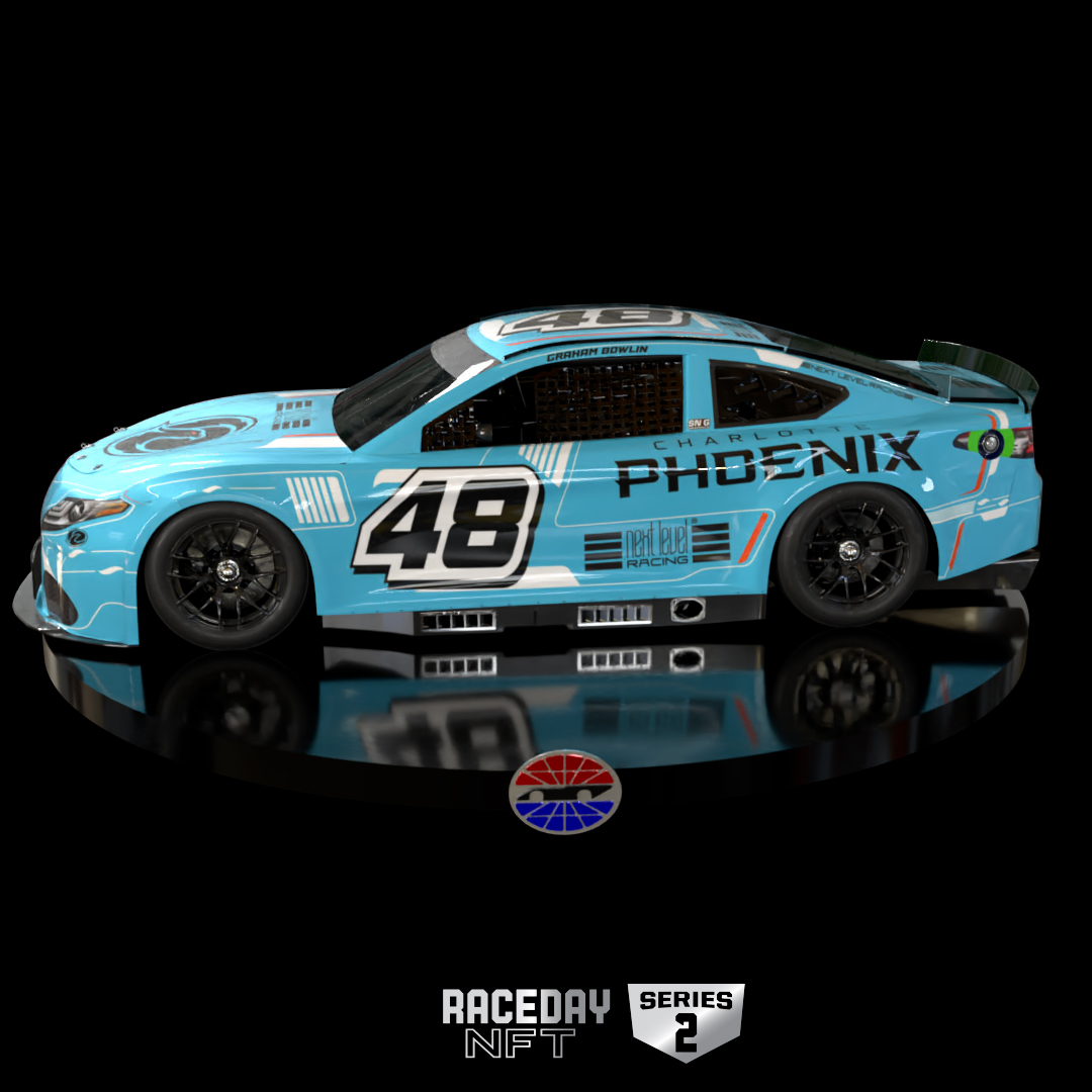 Charlotte Phoenix #48 - BLUE Virtual Die-cast asset