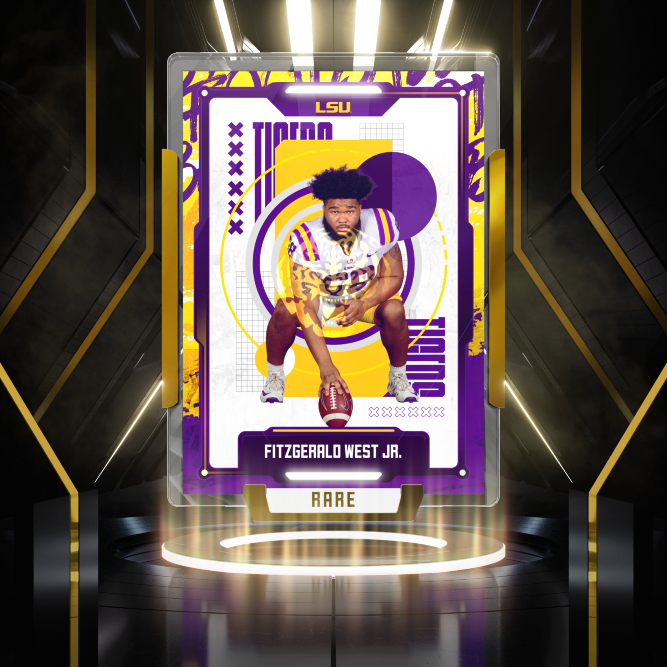 Rare Fitzgerald West Jr- 2022 Player Card asset