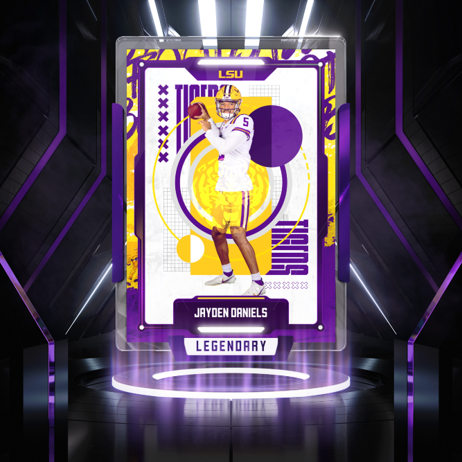 Legendary Jayden Daniels 2022 Player Card asset