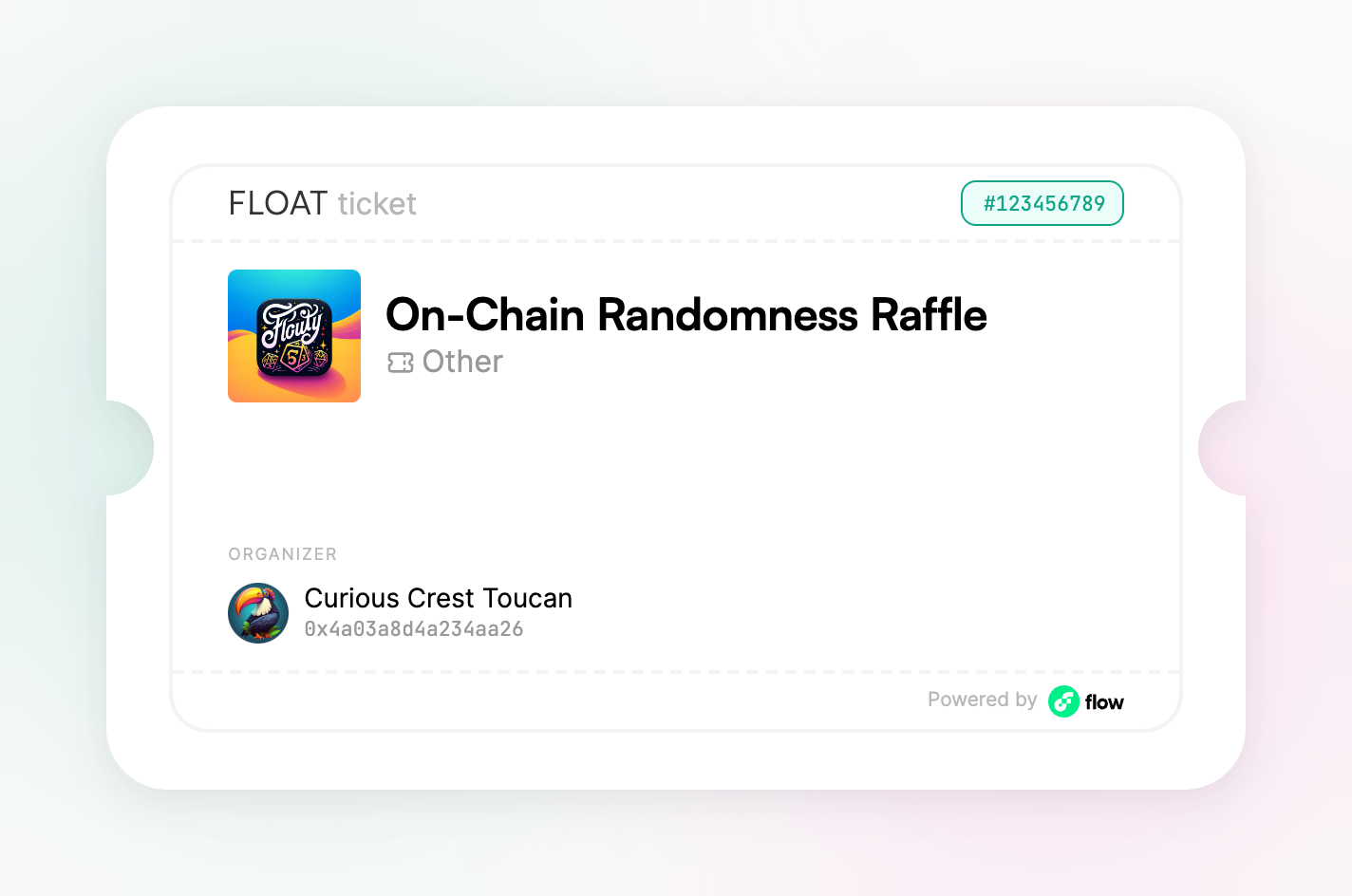 On-Chain Randomness Raffle asset